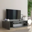 Italian Design Living Room Wooden TV Stand with Open Compartment - Suzana Viadurini