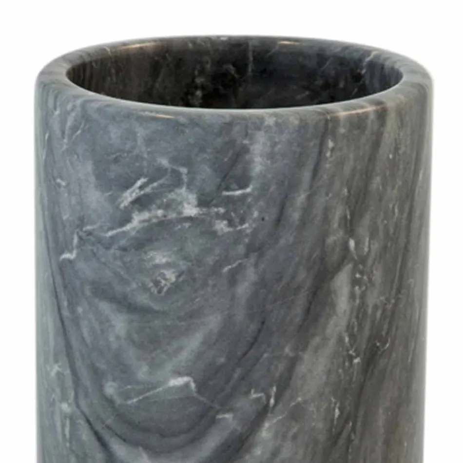 Kitchen Tool Holder in White Gray or Black Marble Made in Italy - Tulvio Viadurini