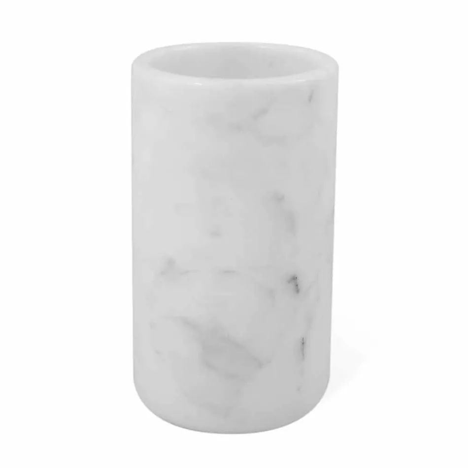 Kitchen Tool Holder in White Gray or Black Marble Made in Italy - Tulvio Viadurini