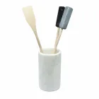 Kitchen Tool Holder in White Gray or Black Marble Made in Italy - Tulvio Viadurini