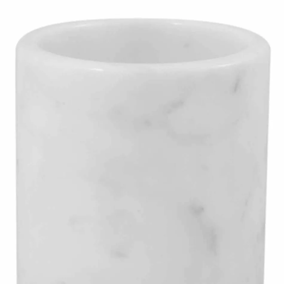 Kitchen Tool Holder in White Gray or Black Marble Made in Italy - Tulvio Viadurini