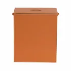 Leather laundry basket with a rectangular design base Peter Viadurini