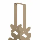 Double Cup Holder in White, Beige or Ivory Iron Made in Italy - Leiden Viadurini