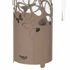 Modern Bottle Holder in White, Beige or Ivory Iron Made in Italy - Leiden Viadurini