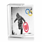 Double-Sided Photo Frame in Transparent Plexiglass Swivel Design 2 Pieces - Miky Viadurini