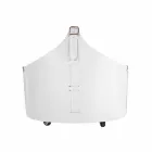 Indoor firewood holder with wheels in Fabia modern regenerated leather Viadurini
