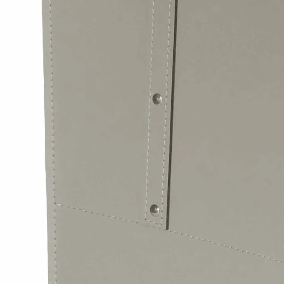 Design wood holder in Maneghe leather and plywood Viadurini