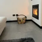 Black Steel Modern Indoor Log Holder Made in Italy - Libeccio Viadurini