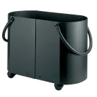 Wood holder in different finishes with 2 side handles Made in Italy - Impala Viadurini