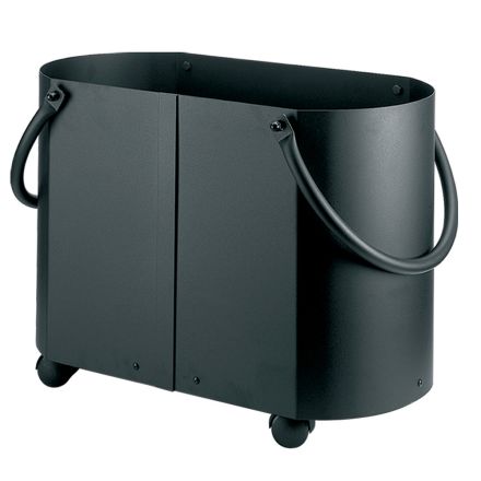 Wood holder in different finishes with 2 side handles Made in Italy - Impala Viadurini