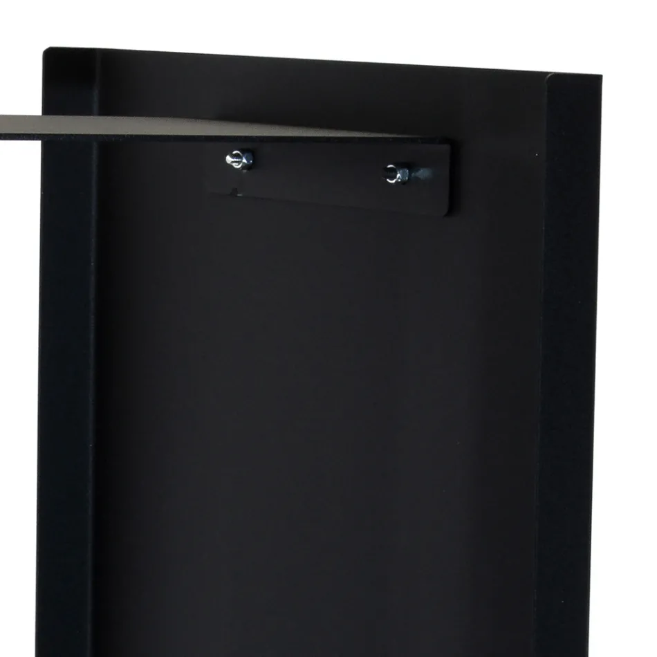 Modern Log Holder in Painted Steel Made in Italy - Patrik Viadurini