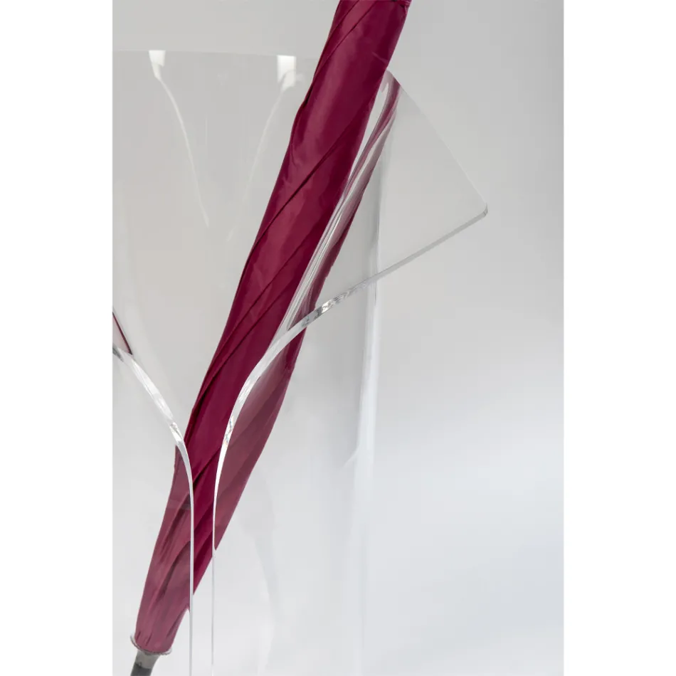 Entrance Umbrella Stand in Transparent Recyclable Plexiglass - Merlon Viadurini