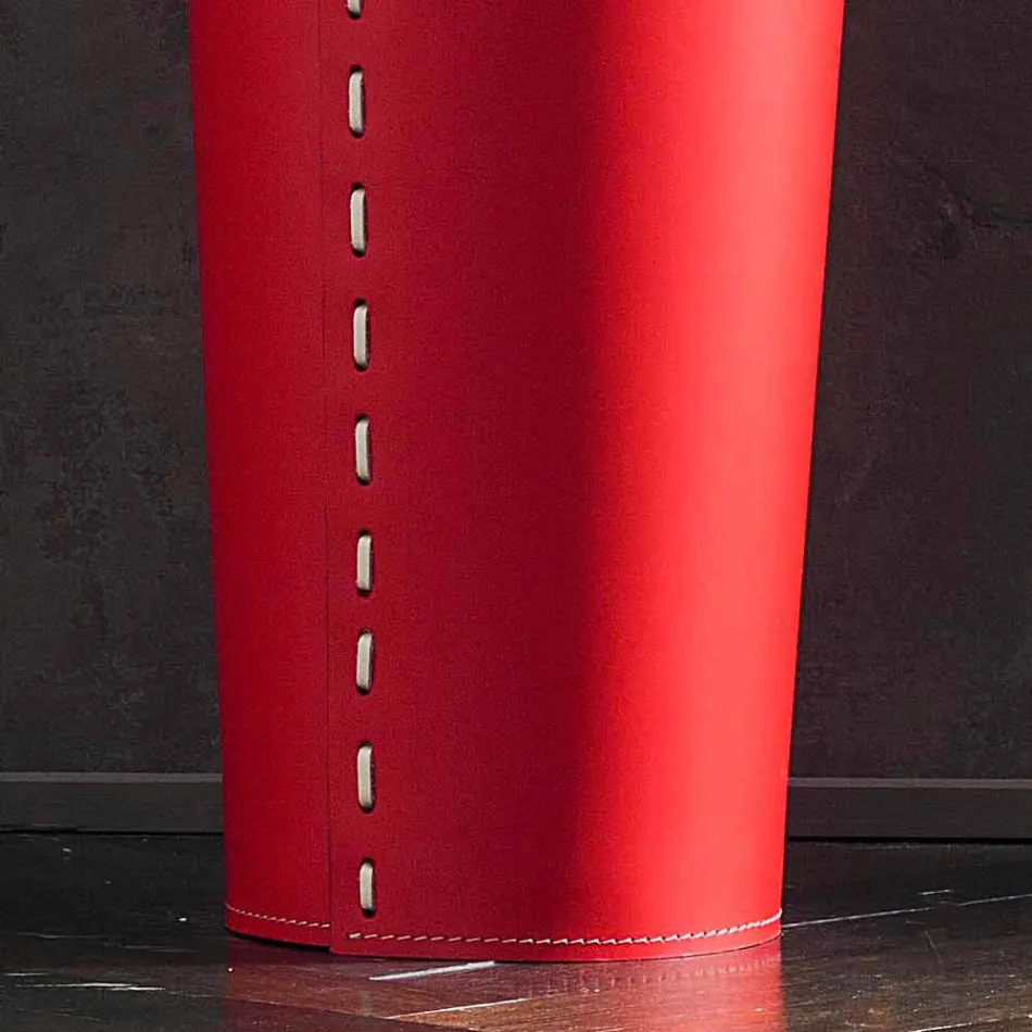 Design umbrella stand in leather for Umbrella home or office Viadurini