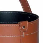 Design umbrella stand in Regen regenerated leather, made in Italy Viadurini