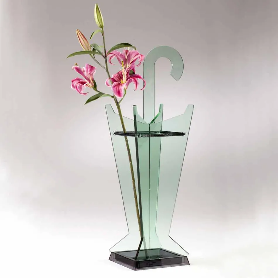 Modern Design Umbrella Stand in Methacrylate Colarato Made in Italy - Daddy Viadurini