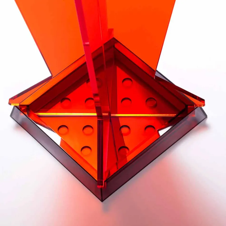 Modern Design Umbrella Stand in Methacrylate Colarato Made in Italy - Daddy Viadurini