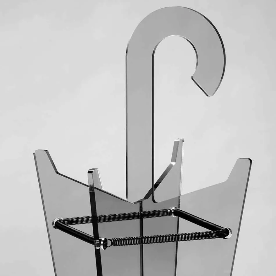 Modern Design Umbrella Stand in Methacrylate Colarato Made in Italy - Daddy Viadurini