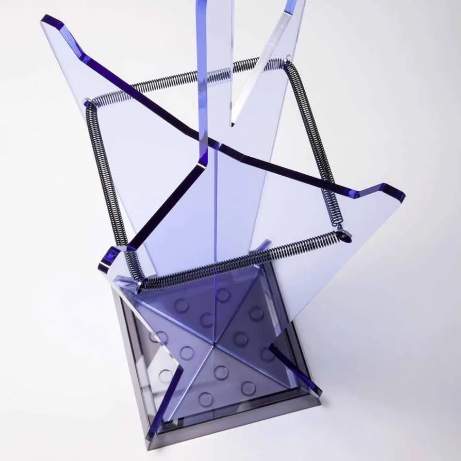 Modern Design Umbrella Stand in Methacrylate Colarato Made in Italy - Daddy Viadurini