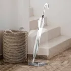 Umbrella Stand of Original and Modern Design in Transparent Plexiglass - Pallium Viadurini