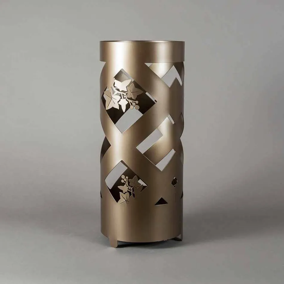 Umbrella stand in Colored Iron of Modern Design Made in Italy - Enrica Viadurini
