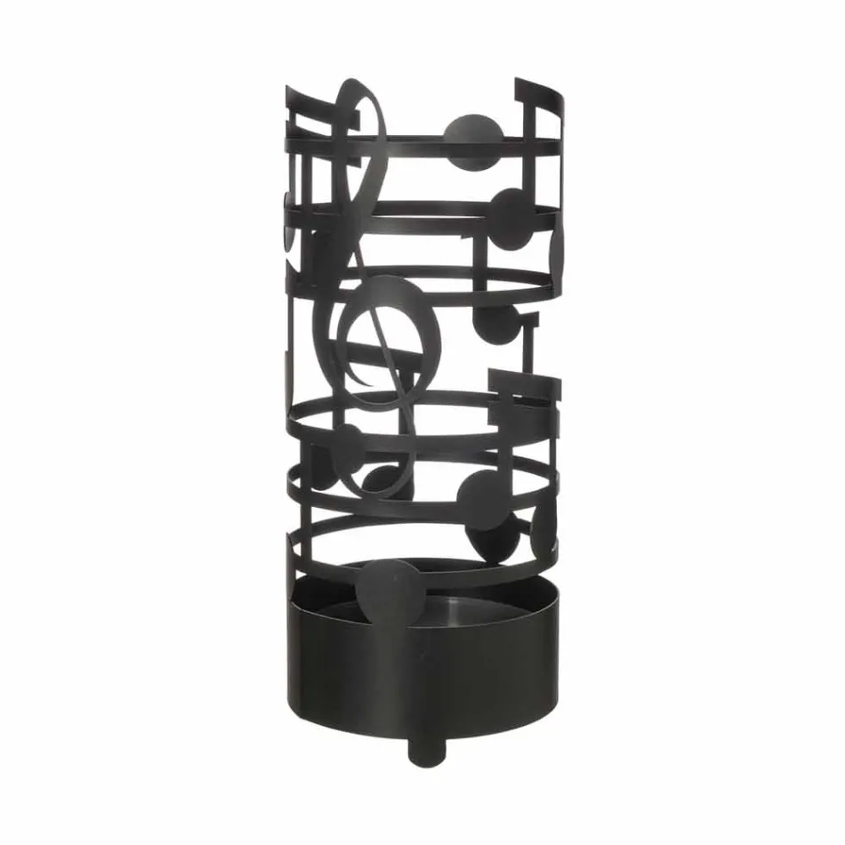 Modern Umbrella Stand with Iron Musical Notes Made in Italy - Vessicchio Viadurini