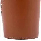 Modern umbrella stand in regenerated Katrina leather, made in Italy Viadurini