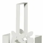 Modern Table Cutlery Holder in White, Beige or Ivory Iron Made Italy - Laida Viadurini