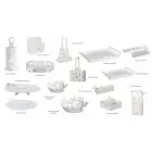 Modern Table Cutlery Holder in Iron, Hand Made, Made Italy - Laida Viadurini