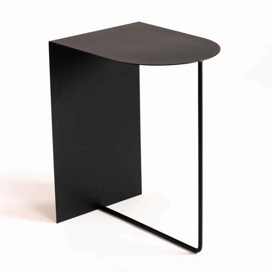 Modern Floor Magazine Rack in Colored Steel Made in Italy - Marinella Viadurini