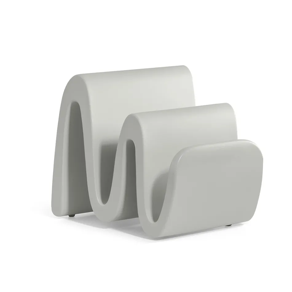 Modern Colored Polyethylene Magazine Rack Made in Italy - Munoz Viadurini