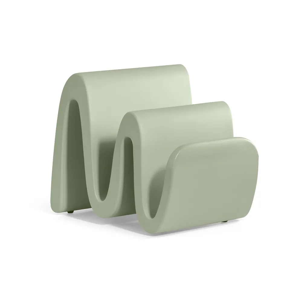 Modern Colored Polyethylene Magazine Rack Made in Italy - Munoz Viadurini