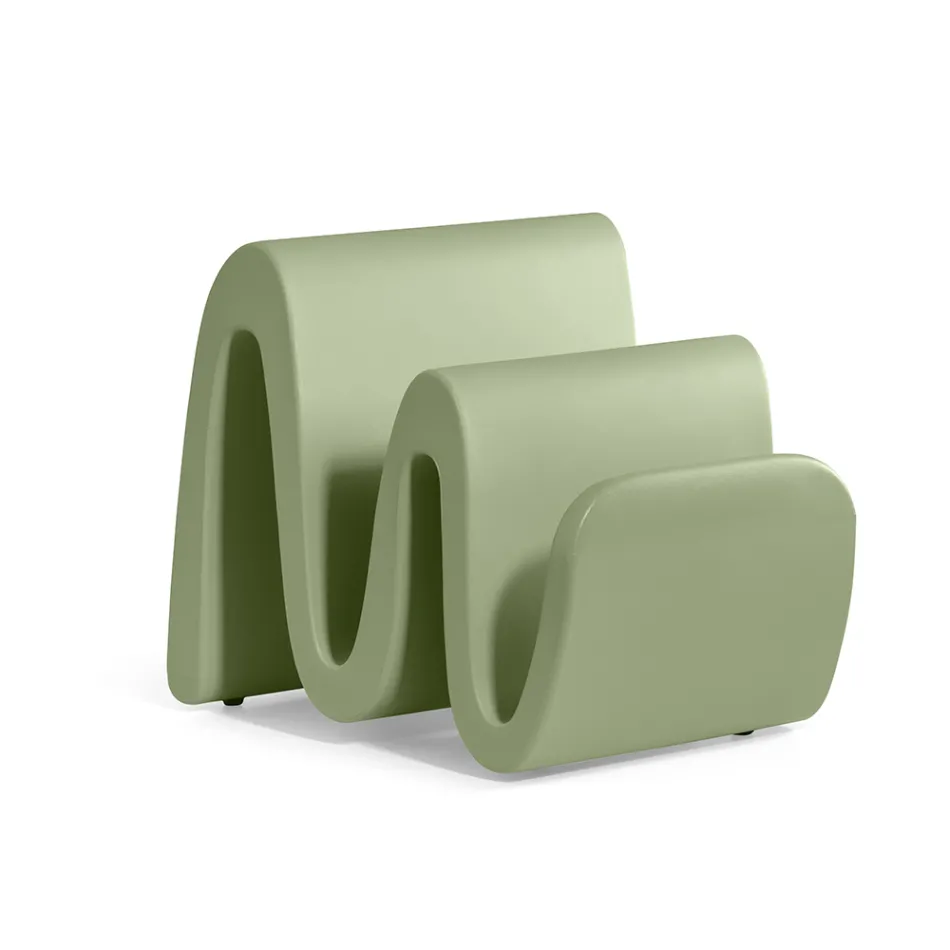 Modern Colored Polyethylene Magazine Rack Made in Italy - Munoz Viadurini