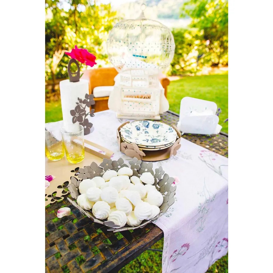 Modern Design Kitchen Roll Holder in Iron Made in Italy - Marken Viadurini