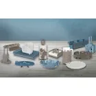 Modern Design Kitchen Roll Holder in Iron Made in Italy - Marken Viadurini