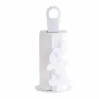 Modern Kitchen Roll Holder in White, Beige or Ivory Iron Made in Italy - Leiden Viadurini