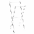 Design Floor Towel Rack in Transparent Plexiglass or with Wood - Stendio Viadurini