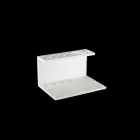 Toothbrush holder in White or Black Corian, Design Bathroom Accessory - Elono Viadurini
