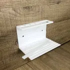 Toothbrush Holder for Bathroom in White Corian Design Quality Made in Italy - Elono Viadurini