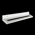 Wall Towel Rack In White Corian, Italian Design Exposed Screws - Elono