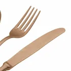 Luxury Design Steel Cutlery Vintage Colored Effect 24 Pieces - Tigger Viadurini