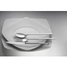 24 Pieces Luxury Polished or Sandblasted Colored Stainless Steel Cutlery - Lapis Viadurini