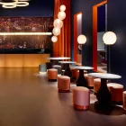 Pouf for Outdoor, in Polyethylene and Fabric or Leather - Mara Slide Viadurini