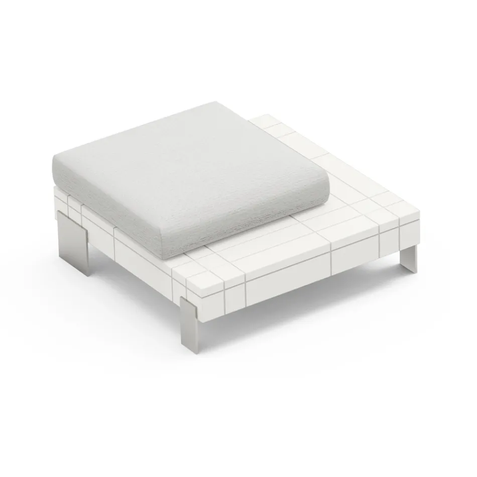 Living Room Pouf in Polyethylene of Different Colors - Orbis Viadurini