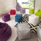 Pouf with a modern Flower design Viadurini
