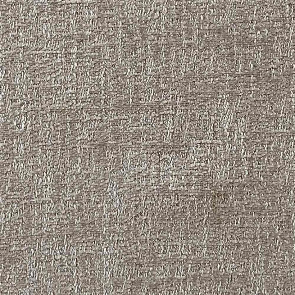 Round Ottoman Pouf for the Living Room in Colored Chenille 3 Sizes - Evelyne Viadurini