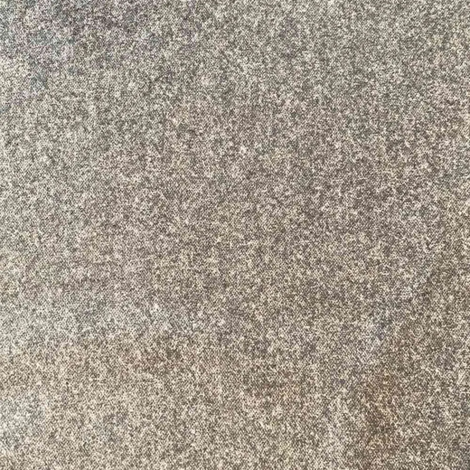 Round Ottoman Pouf for the Living Room in Colored Chenille 3 Sizes - Evelyne Viadurini