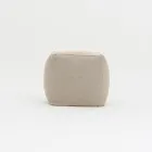 Pouf for the Garden in Outdoor Fabric Color Melange Beige - Maestrale Viadurini