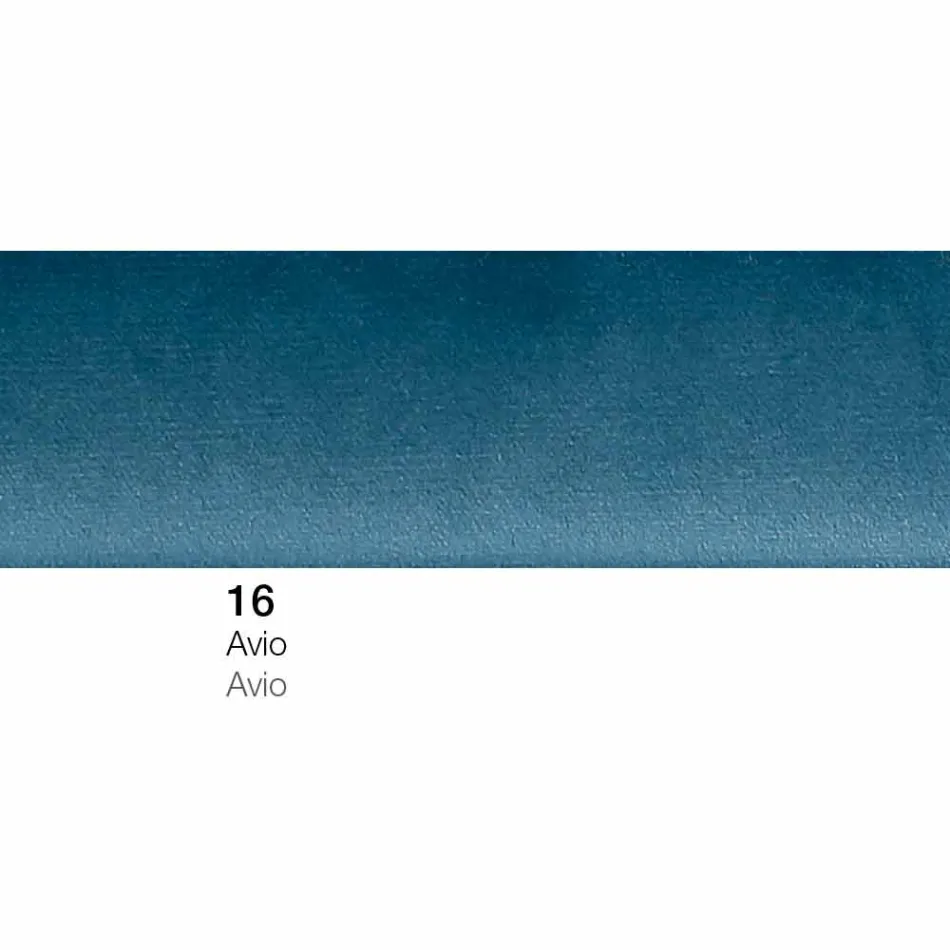 Pouf Square Footrest Padded and Covered in Fabric Made in Italy - Marli Viadurini