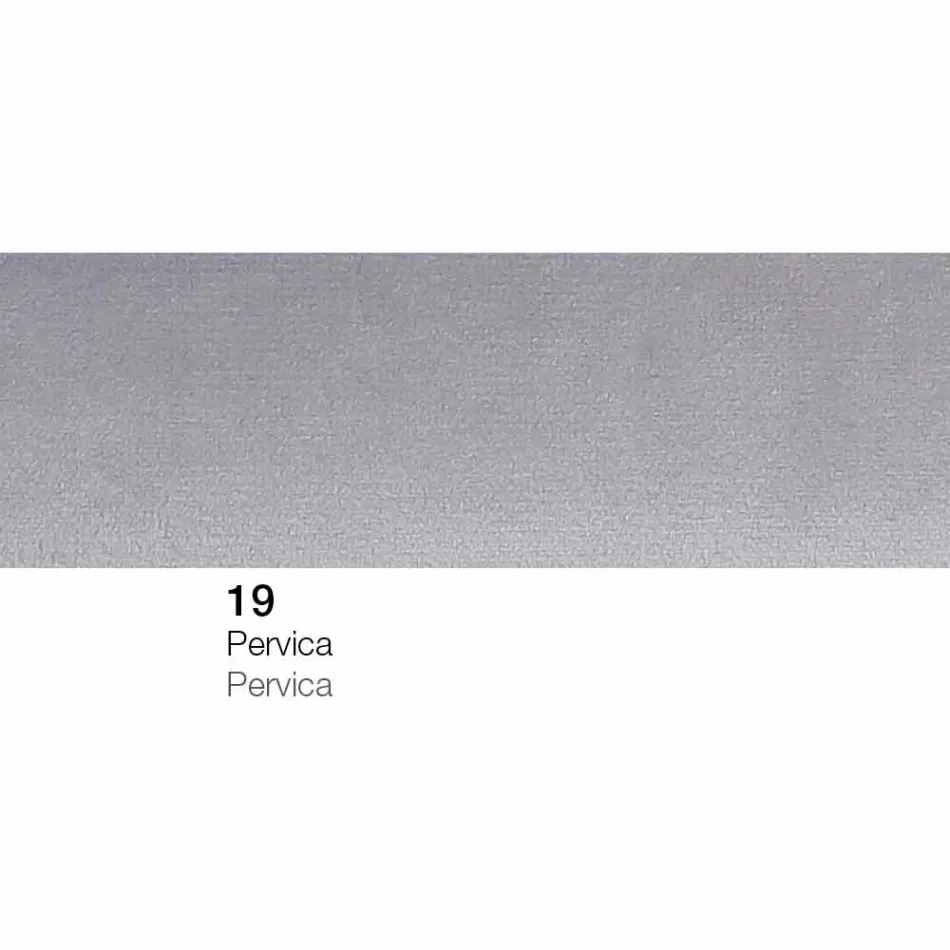 Round Footrest Pouf Covered in Fabric Made in Italy - Gigno Viadurini