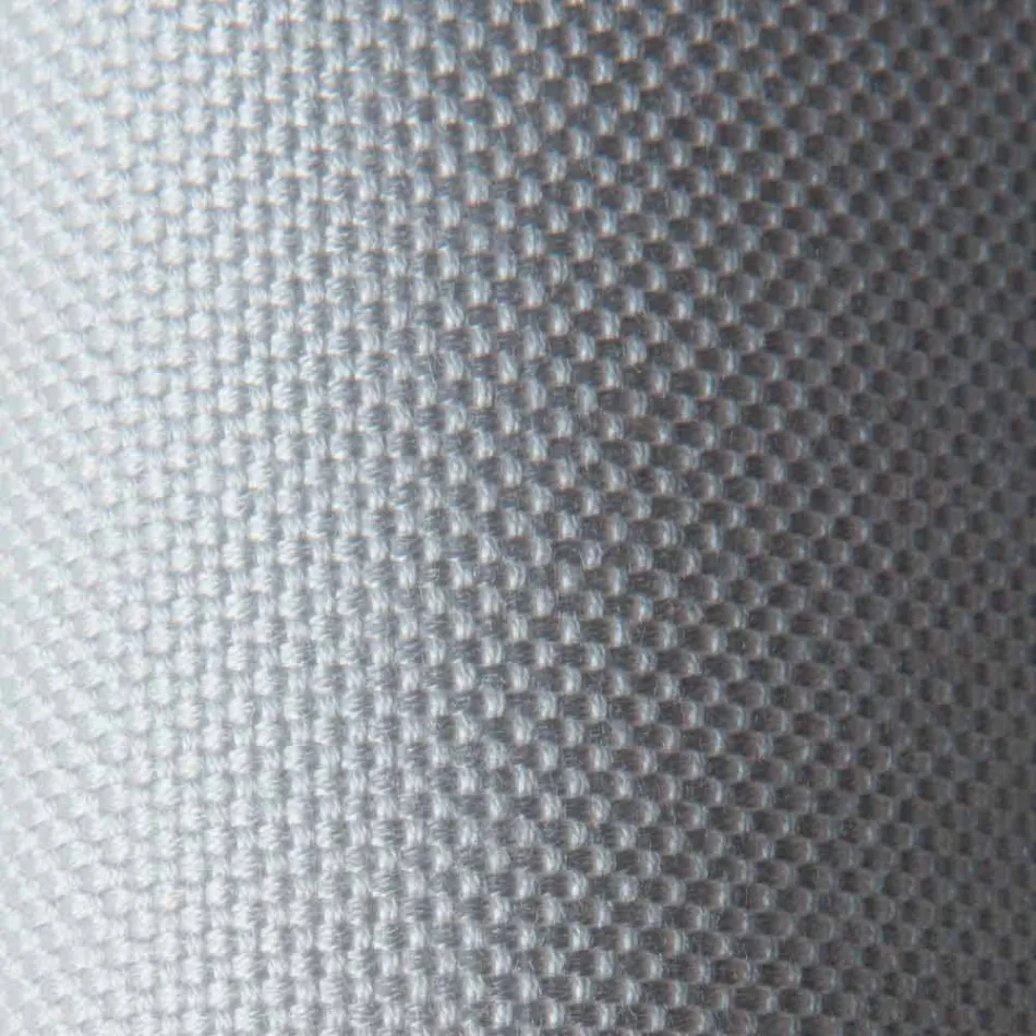 Square Outdoor Design Pouf in Metal and Fabric Made in Italy - Selia Viadurini